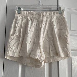 Something Navy Cream Speckled Shorts